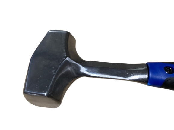 US PRO Tools 2LB One Piece Steel Club Hammer Fibreglass Handle Lump Mash Hammer