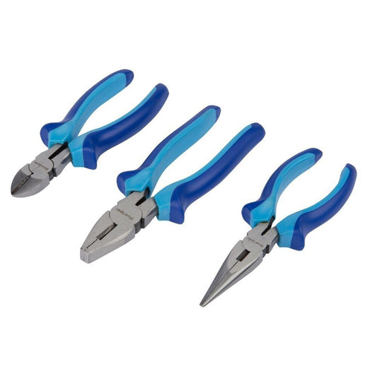 Pliers Set Long Nose Side Cutting Combination Snips Wire Heavy Duty Tool Plier