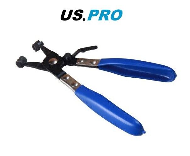 US PRO Hose Clip Pliers Removal Pipe Clamp Tool Swivel Head (Straight) 3358