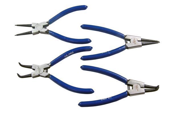 US PRO Tools 4pc 6" Circlip Pliers Plier Set In Zip Pouch Internal External 2059