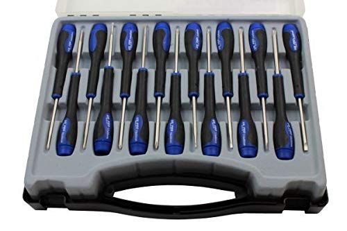 US PRO Precision Screwdrivers Set  15pc Torx Philips & Flat Swivel Top 1609