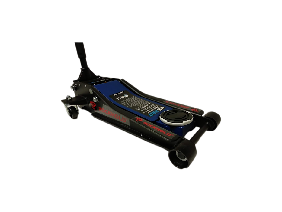 US PRO Tools 3 Ton Low Profile Trolley Jack Rapid Lift Rockhold Twin Piston Lift