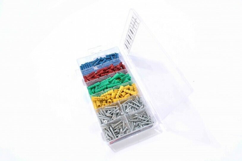 BlueSpot Anchor/metal Screw Assortment (285-piece) - Plugs Screws Wall 40542