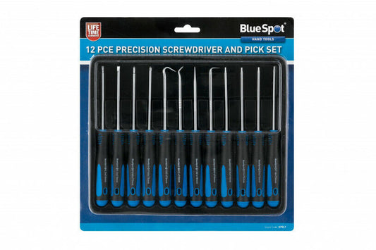 12pc Precision Screwdriver and Hook Set - Torx Phillips Slotted 07917