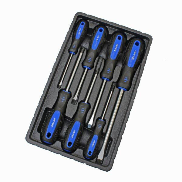 US PRO TOOLS 7PC Magnetic Screwdriver Set Slotted Philips PH0 PH1 PH2 SL 1592