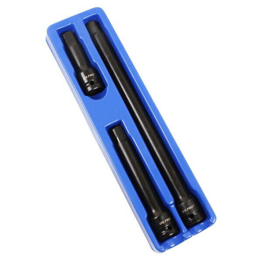 US Pro 1/2" Dr Impact Extension Bar Set Long Short Socket Bars Tools 75-250mm