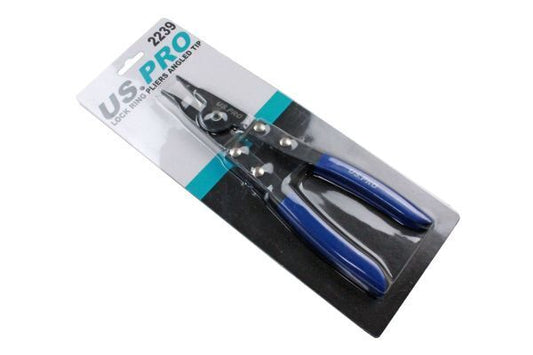 US PRO LOCK RING PLIERS FOR BRAKES TRANSMISSIONS CLUTCHES SHAFTS ANGLED TIP