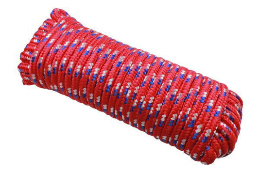VEWERK 12mm Polypropylene Diamond Braided Rope Poly Cord 30 Meters 9021