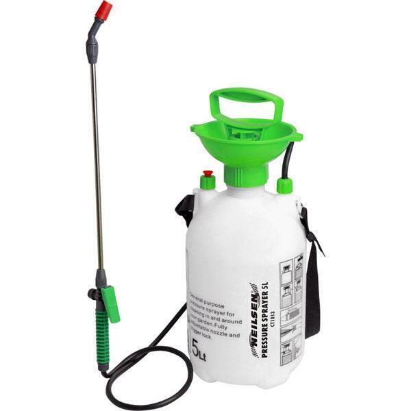 5L Garden Pressure Sprayer – Portable Hand Pump Chemical Weed Spray Bottle