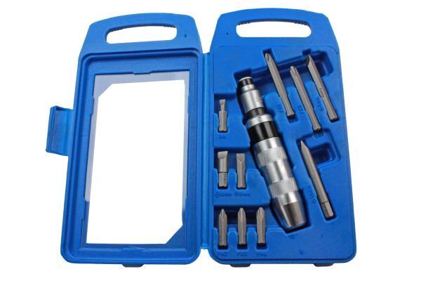 US PRO Hand Impact Screw Driver Set Adapter Bit Heavy Duty Screwdriver Hammer