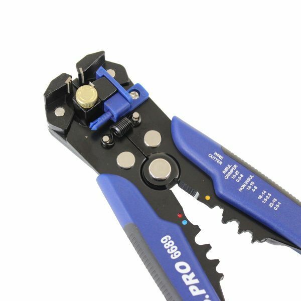 US PRO Tools Auto Wire Stripper Multi-tool & Terminal Set NEW 6830