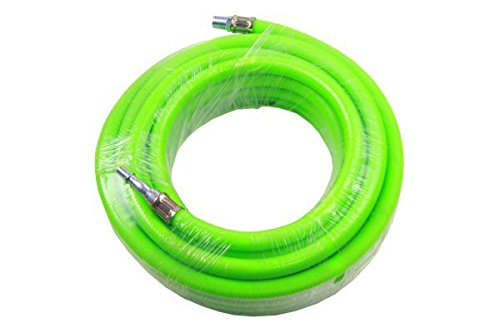 US PRO 8mm X 10 Meters HI Vis Green Hybrid Quick Release Air Hose 8174