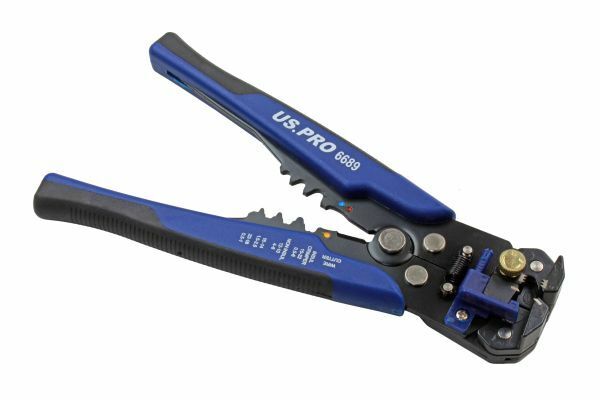 US PRO Wire Stripper, Cutter, Terminal Crimper Multi-tool Cable Crimping 6689