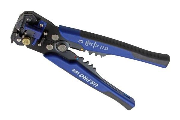 US PRO Wire Stripper, Cutter, Terminal Crimper Multi-tool Cable Crimping 6689