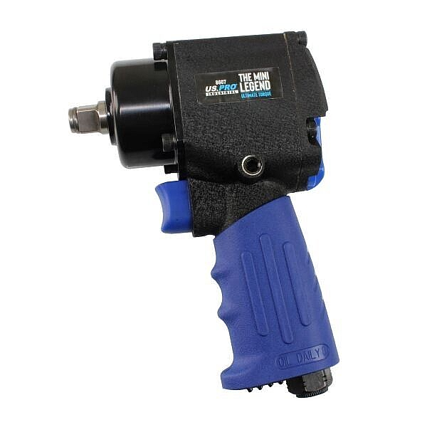 US PRO Industrial 1/2” Drive Mini Air Impact Gun 680 Nm or 1070 Nm NBT 8607