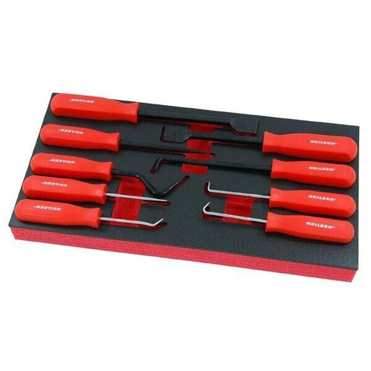 9pc Mechanics Scraper Hook And Pick Set O Ring Gasket Removal Tools