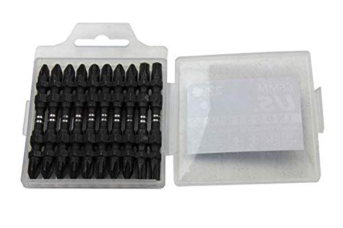 US PRO INDUSTRIAL PK10 MIXED DOUBLE END 65MM IMPACT TORSION S/DRIVER BITS TX PH