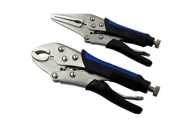 BERGEN Locking Pliers 4pc Mole Grips Adjustable Wrench Vice Grips Pliers 1827