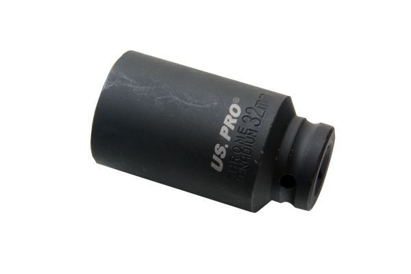 US PRO by BERGEN TOOLS  32mm DEEP IMPACT SOCKET 1/2" drive 6 point hex 1368