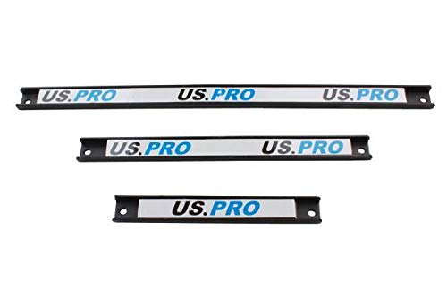 US PRO Tools 3PC Magnetic Tool Bar Holder Storage Racks Socket Rail 6733 NEW