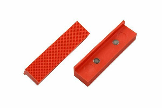 Engineers Vice Jaws 4" 100mm Magnetic Jaw Pads Bench Vice Non Marking 2676