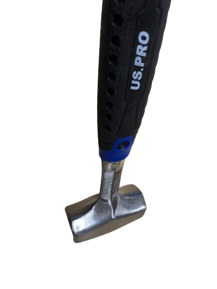 US PRO Tools 2LB One Piece Steel Club Hammer Fibreglass Handle Lump Mash Hammer