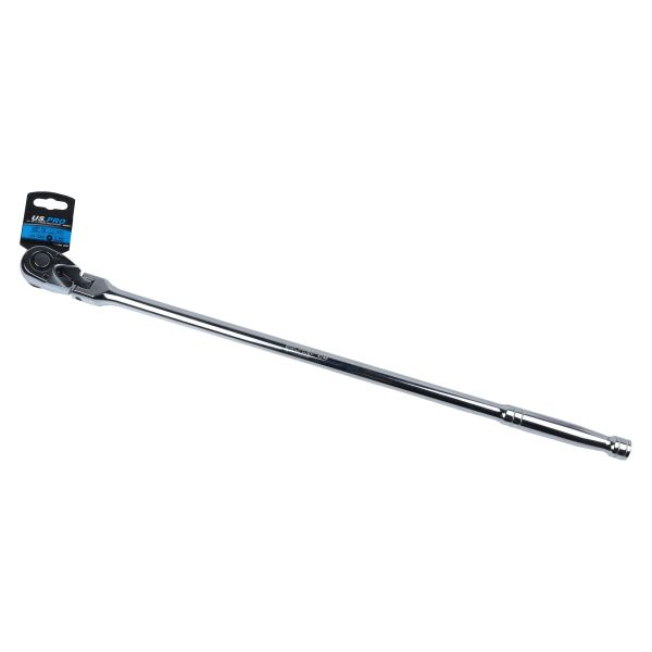 US PRO 1/2&quot; DR 72T Flexible Head Ratchet 600MM