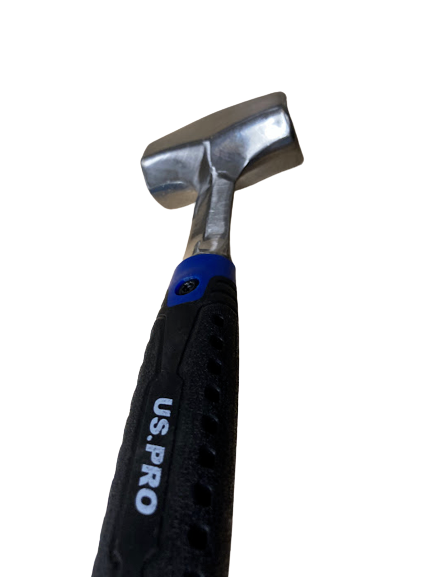 US PRO Tools 2LB One Piece Steel Club Hammer Fibreglass Handle Lump Mash Hammer