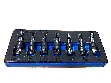 US PRO 7PC 1/4" DR IMPACT HEX ALLEN BIT SOCKETS H1.5 H2 H2.5 H3 H4 H5 H6 3967