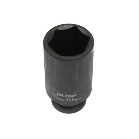 US Pro 30MM Impact Socket 1/2" Drive Deep 6 Point Axle Hub Shaft Air Metric