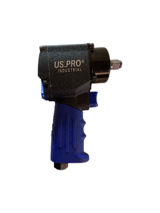 US PRO Industrial 1/2” Drive Mini Air Impact Gun 680 Nm or 1070 Nm NBT 8607