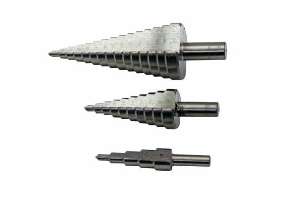 US PRO Tools 3pc Hss Steel Step Drill Set 118 Split Point 4-32mm NEW 2604