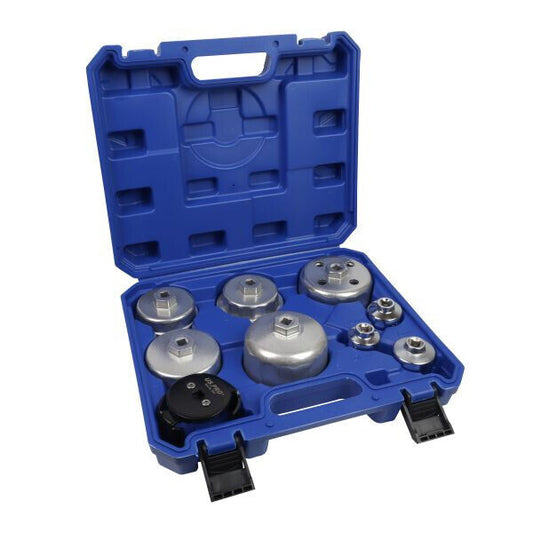 US PRO Tools 9pc Oil Filter Wrench and Cup / Socket, Sockets Kit, Set NEW 3030