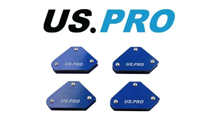 US PRO 4pc MINI MAGNETIC WELDING CLAMP SET 9lb force sheet metal holder 6792