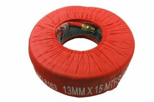 US PRO 13MM X 15 Meters Red Tough Flex Air Hose 20 Bar Oil Resistant 8163