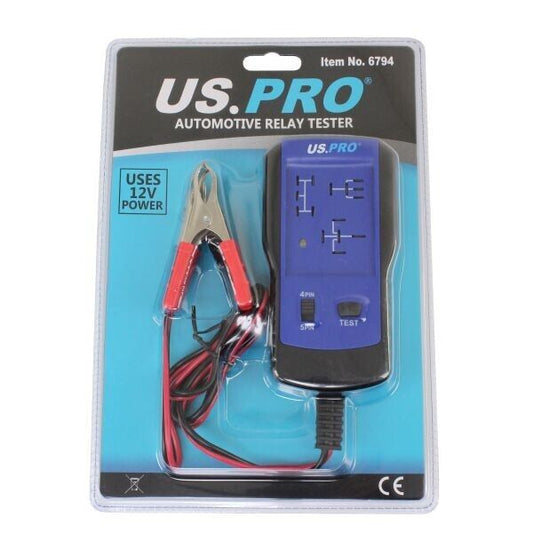 US PRO Tools Automotive Relay Tester 12V Electrical Circuit Test Tool 6794