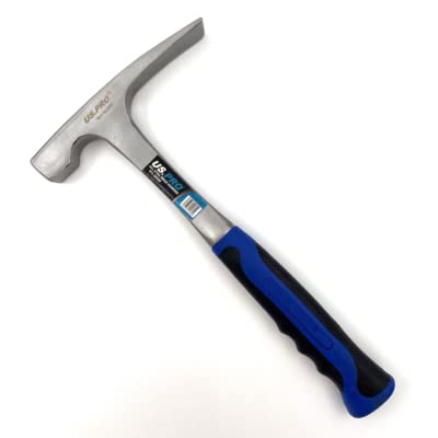 US PRO Brick Hammer All Steel Handle 971g / 34oz Brick Layers Masonry Hammer