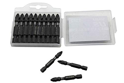 US PRO INDUSTRIAL IMPACT SCREWDRIVER BITS PHILLIPS PH2 10 PACK Torsion Drill