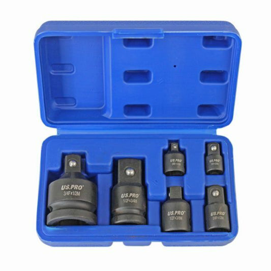 US PRO Tools 6pc Impact Socket Adaptor Set, Reducer for Sockets, Wrench NEW 3511