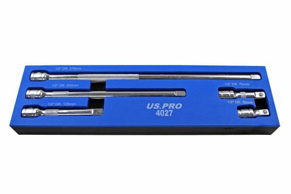 US PRO 1/2" Drive Extension Bar Set Long Short Bars Ratchet Socket Wrench 4027