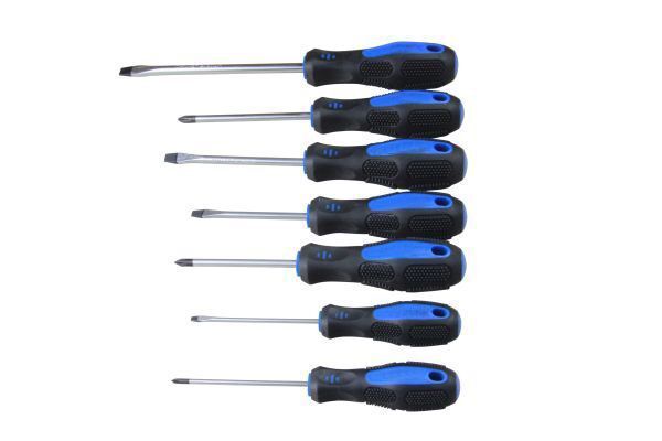 US PRO TOOLS 7PC Magnetic Screwdriver Set Slotted Philips PH0 PH1 PH2 SL 1592