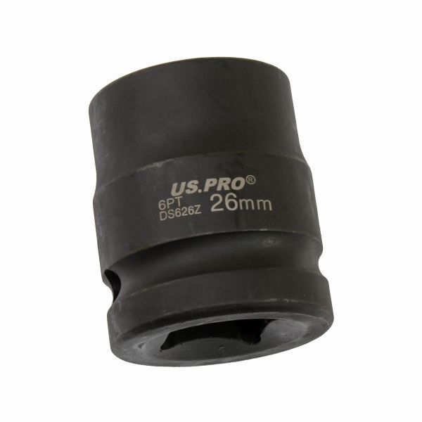 US PRO 26mm 3/4" Square Drive 6 Point Impact Socket