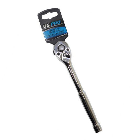 US PRO 3/8 DRIVE RATCHET 72T QUICK RELEASE Socket Wrench Tool