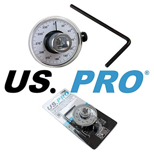 US PRO Tools 1/2" DRIVE TORQUE ANGLE GAUGE WRENCH 6796