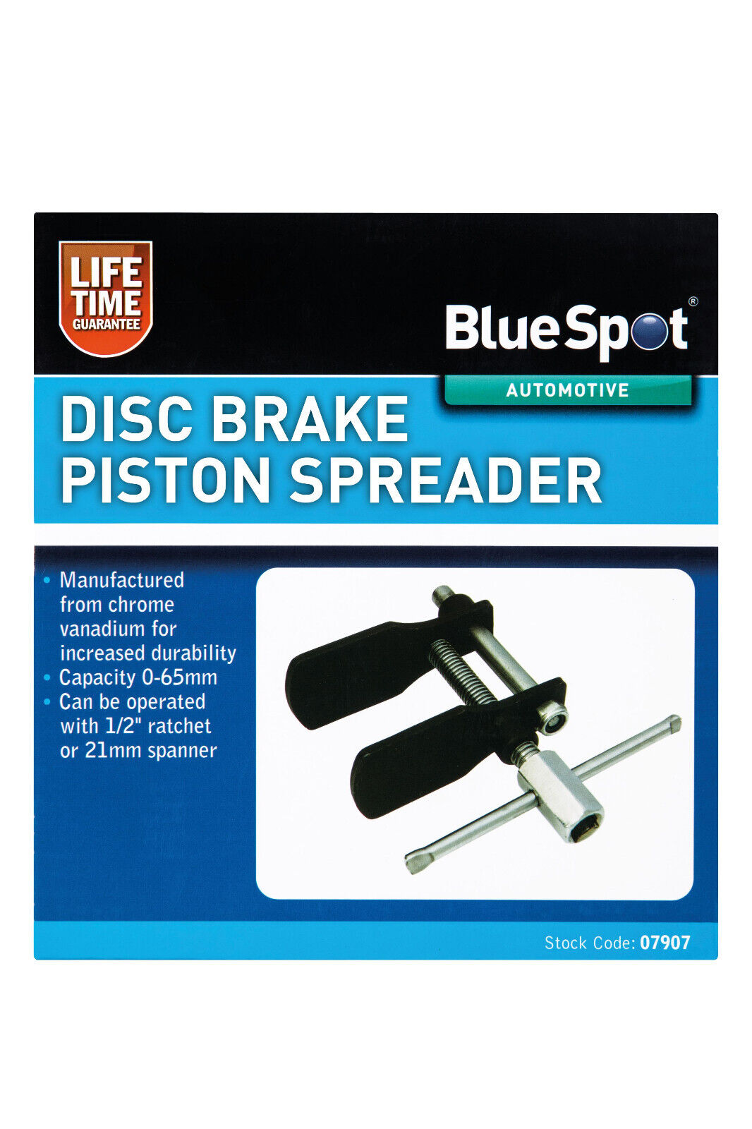 BRAKE CALIPER PISTON COMPRESSOR Pad Spreader Push Back Tool Brake Pad Service