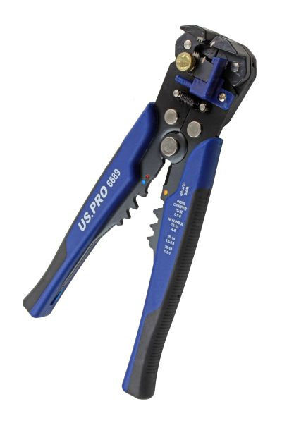 US PRO Wire Stripper, Cutter, Terminal Crimper Multi-tool Cable Crimping 6689