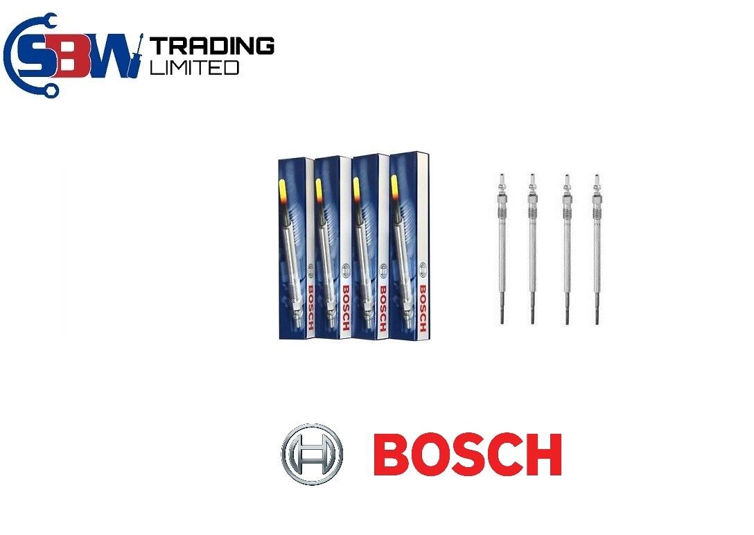 4x Bosch Glow Plugs 0250212006 GLP203