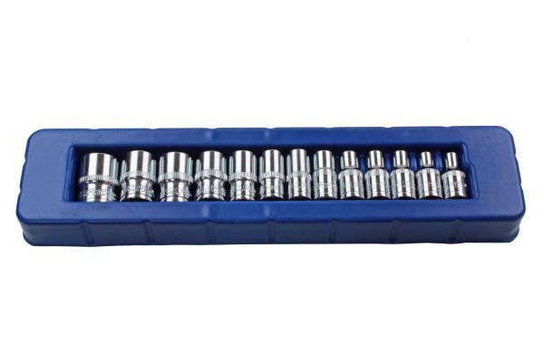 US PRO 13PC 1/4" DR SHALLOW SOCKETS 4-14MM Bergen Metric Ratchet Short Tool 2077