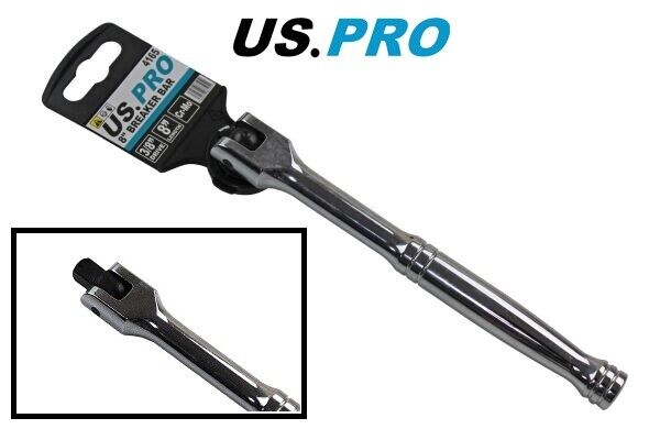 US PRO Tools 8" 3/8 DR Power Breaker Bar Knuckle Bar Mini 200mm 4165