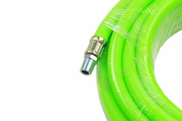 US PRO 8mm X 10 Meters HI Vis Green Hybrid Quick Release Air Hose 8174